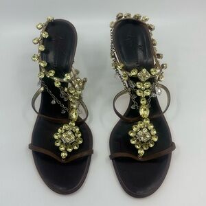 Bejeweled Giuseppe Zanotti sandals - SIZE 8